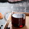 MOUMOUTEN 450ml Beaker Mug, Clear Borosilicate Glass Cup, Wide Mouth Science Caffeine Beaker Mug with Handle and Measuring Scale, Chemistry Mug for Coffee Tea
