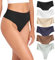 Wealurre 6er Pack Tanga Damen String Seamless Slips Damen High Waist Unterwäsche Nahtlose Unsichtbarer Unterwäsche Frauen Mehrpack XS-XL（835B/W/A/DB/BR/G S）