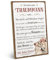 ARTFAVES® Wandbild Holzschild mit Spruch - Du bist mein Traummann - Türschild Retro Vintage Deko Bild Geschenk - Liebe, Partner