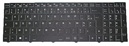 Ordinateur Portable avec Clavier Rétroéclairé pour BTO X•Book 15X1386 PD50SNE X-Book 15X1386 FR Français Cadre Noir Neuf
