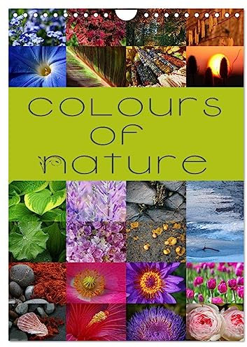 Colours of Nature/UK-Version (Wandkalender 2025 DIN A4 hoch), CALVENDO Monatskalender