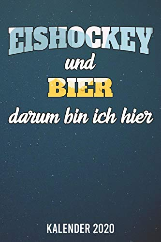 Kalender 2020: Eishockey und Bier A5 Kalender Planer für ein erfolgreiches Jahr - 110 Seiten