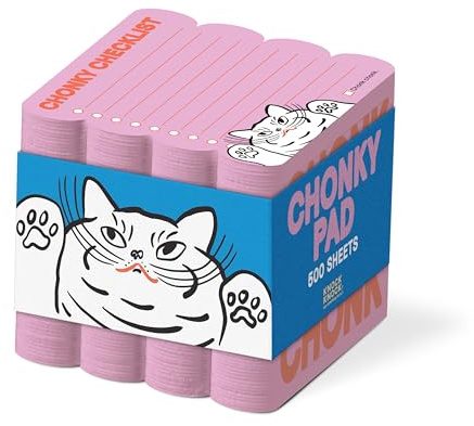 Knock Knock Chonky Checklist Chonky Note: Cube Notepad (Knock Knock Chonky Notes)