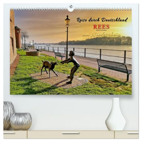 Reise durch Deutschland - Rees am Niederrhein (hochwertiger Premium Wandkalender 2026 DIN A2 quer), Kunstdruck in Hochglanz: Auf den Spuren der ... niederrheinischen Landschaft. (CALVENDO Orte)