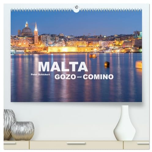 Malta - Gozo und Comino (hochwertiger Premium Wandkalender 2026 DIN A2 quer), Kunstdruck in Hochglanz: Der sehenswerte kleine Inselstaat Malta mit den ... und Comino im Süden Europas. (CALVENDO Orte)