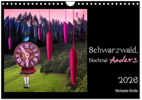 Schwarzwald. Nochmal Anders. (Wandkalender 2026 DIN A4 quer), CALVENDO Monatskalender: Einzigartige Photocollagen aus dem Schwarzwald (CALVENDO Kunst)