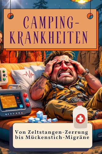 Camping-Krankheiten - Genial lustiges Humorbuch - das perfekte Geschenk für Weihnachten und Geburtstag: Von Zeltstangen-Zerrung bis Mückenstich-Migräne