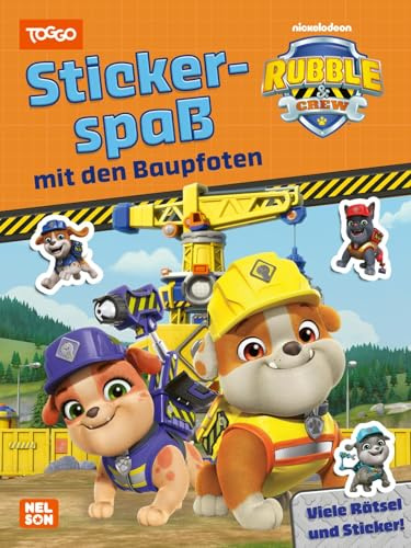 Rubble & Crew: Stickerspaß mit den Baupfoten: Viele Rätsel und Sticker | für Kinder ab 3 Jahren mit Labyrinthen, Suchbildern und Malbildern