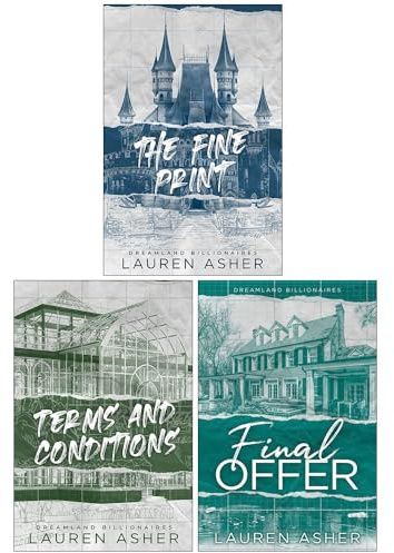 Lauren Asher Dreamland Billionaires Series Collection 3 Books Set (The Fine Print, Terms and Conditions, Final Offer)