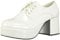 Ellie Shoes Herren Men's Platform Plattform, Weiss/opulenter Garten, Large