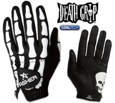 Asher Death Grip Herren Golfhandschuh Black (L, Links)
