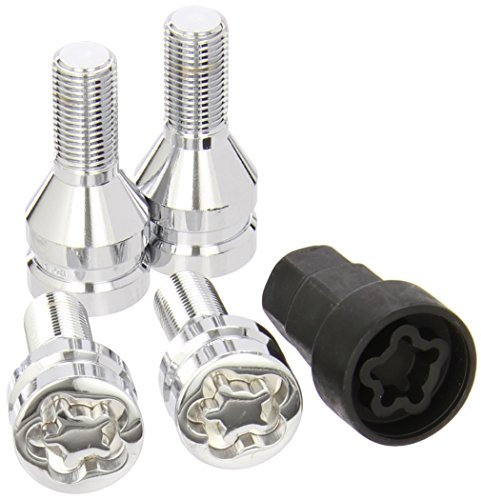 ABC Locks BC Corona TOR9940 - Bulloni antifurto per Ruote Auto, M12 x 1,25, L 24 mm, 17
