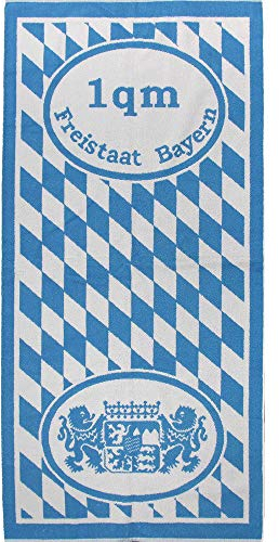 meinherzschlag.de Badetuch 1 qm Freistaat Bayern
