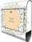 banjado® Design Briefkasten personalisiert WT Blumenkranz 38,5x46,5x13cm & 2 Schlüssel - Briefkasten Stahl Silber Zeitungsfach pulverbeschichtet - Postkasten A4 Einwurf inkl. Montagematerial