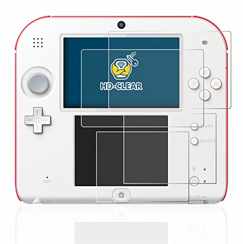 BROTECT (2 Stück Schutzfolie für Nintendo 2DS Displayschutz Folie Made in Germany, Ultra-Klar