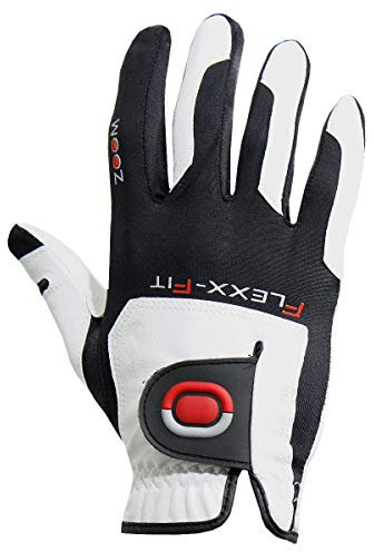 ZOOM TOUR Flexx Fit Herren Golfhandschuh Rechtshand (Weiss)