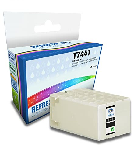 Refresh Cartridges Compatible Ink Cartridge Replacement for Epson T7441 (Black)
