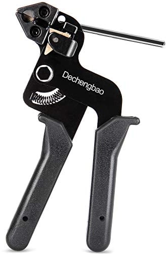 Pistolet d'attache de câble en métal, pistolet d'attache de câble en acier inoxydable pour attaches de câble en acier inoxydable, pistolet d'attache de câble en métal