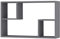 HTI-Line Wandregal Bristol1 Bücherregal CD Regal Beton