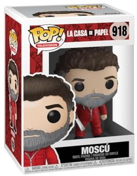 Funko Pop! TV: la Casa De Papel - Moscow - Money Heist - la Casa di Carta - Figura in Vinile da Collezione - Idea Regalo - Merchandising Ufficiale - Giocattoli per Bambini e Adulti - TV Fans