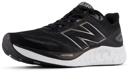 New Balance Zapatillas de Correr para Hombre Fresh Foam 680 V8, Black Magnet Black Metallic, 42.5 EU