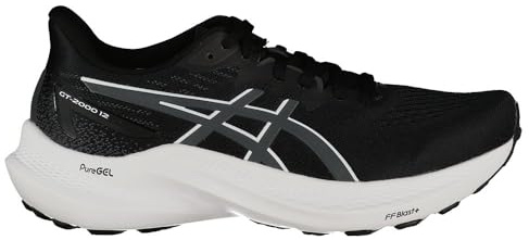 ASICS GT 2000 12 Donna Laufschuhe Schwarz grau