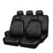VENYAA Auto Sitzbezüge Set für Kia Ceed SW(JD)/Proceed(JD) GT Line (JD) 2000-2023, 9 Stück Leder Wasserdicht Bequem Autositzbezüge Sitzschoner Innenraum Zubehör,Black