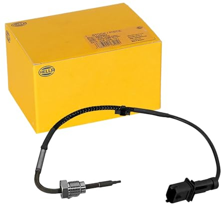 HELLA 6PT 010 376-631 Sensor, Abgastemperatur - 2-polig - geschraubt | 6PT 010 376-631 Kompatibel mit Insignia A (G09),Insignia A Country Tourer (G09),Insignia A Sports Tourer (G09),Insignia A Stu
