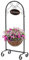Metal Welcome Planter Basket Stand with Coco Liner, 39.5” Hanging Planter Stand with Decorative Welcome Sign Outdoor Decor for Garden, Patio, Deck, Entry and Front Porch (Welcome Planter)