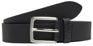 s.Oliver Ledergürtel mit Logo-Detail schwarz 80