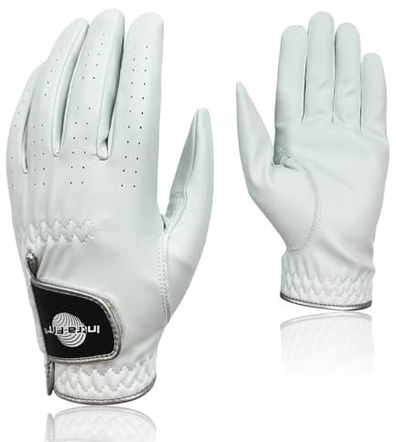 Intra-FIT Golfhandschuh für Herren, Linke Hand 1 Stück, PU-Handschuhe, Allwetter, regenfester Griff, flexibel, langlebig, weich, Komfort, Passform, Größe L