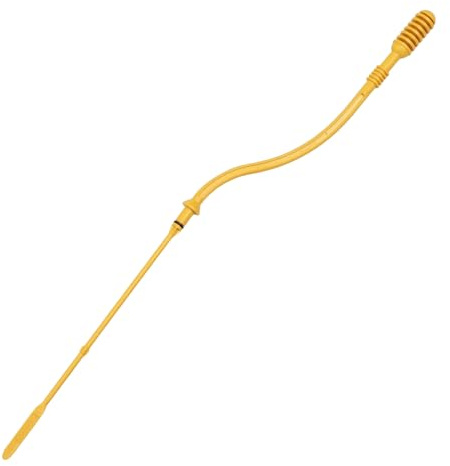 RATCHROLL Ölmessstab 1 Stk Kunststoff Metall Gelb Silberton 53x2cm | OE:8200255423, Für m/k II 98-05, Für Kangoo 97-19, Für Modus 14-19,Für Renault Clio Für m/k III Schrägheck 2005-2012