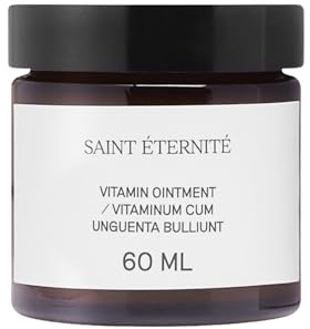 Saint Éternité Vitamin Ointment 50 ml - Heals, Moisturises Face, Lips, Hands, Reduces Acne, Regenerates Skin, Protects, Soothes Irritation, Natural Formula, Ideal for Daily Skin Care