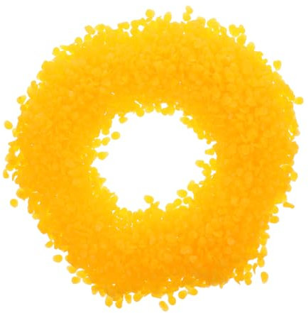 OFFIGAM 1tasche Bienenwachs Pellets Für Lippenstifte Und Pflegeprodukte Natürliche Wachsperlen Zur Herstellung Von Lippenbalsam Kerzen Und Seifen Verbessert Die Härte Und Haltbarkeit