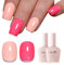 Imtiti Set di smalti gel estivi, 2 colori di smalto rosa e rosa nudo per manicure a casa (0.34Fl Oz*2-999）