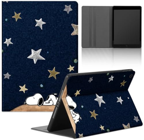 Tablet Coque pour iPad 10,2 iPad 9ème/8ème/7ème Génération 2021/2020/2019, Étui avec Mignon Dessin Animé Motif Cartoon Housse de Fonction Support Protection TPU Cuir PU Flip Tablette Cover,Sweet