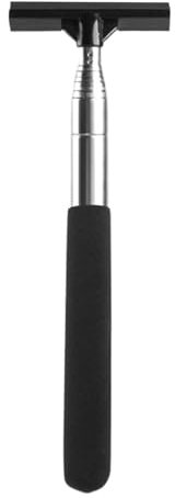 Limpiacristales para ventanas, pequeño limpiacristales para coche, limpiacristales para coche, limpiador de ventanas de baño, limpiador de espejos extensible, para condiciones meteorológicas