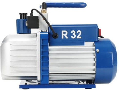 Labasics Two-Stage Rotary Vane Vacuum Oil Pump with R32 Explosion-Proof Function, 10-15 Pa Ultimate Vacuum, 220 V, 4.5 CFM Flow Rate, 128 L/min, for Laboratory Experiment and Instrument Maintenance
