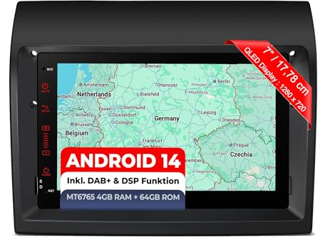 M.I.C. AFI74-L2 Android 14 Autoradio-FIAT Ducato Citroen Jumper Peugeot Boxe