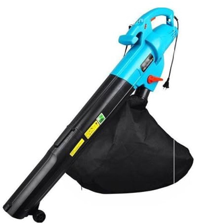 Aspirateur souffleur électrique 2 en 1, aspirateur, dépoussiéreur, broyeur de feuilles jardin, 3000 W pour le bricolage