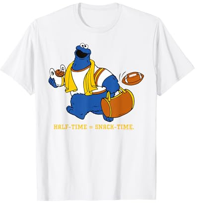 Sesamstraße Krümelmonster Halbzeit Classic Snack T-Shirt