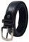 Ossi Leder gefüttert 28mm Kinder Gürtel - schwarz XS (65cm - 75cm Taille)