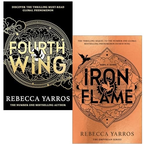 The Empyrean Series 2 Books Collection Set By Rebecca Yarros (Fourth Wing, Iron Flame)