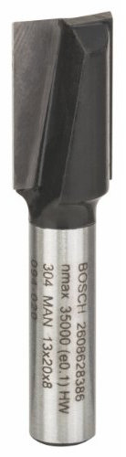Bosch 2 608 628 386 - Fresas de ranurar - 8 mm, D1 13 mm, L 20 mm, G 51 mm (pack de 1)