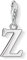 Thomas Sabo Women Charm Pendant Letter A-Z Charm Club Silver 925 Sterling Silver, Letter Z