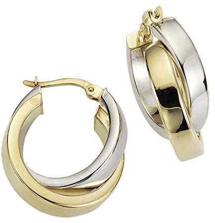 Celesta Gold Damen Ohrring 333/- Gold 2,4cm Glänzend gelb 324310080-4