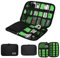 Bluelans® Portable Travel Cable Organizer Case Bag Phone Charger Case for Electronic Computer Cell Phone IPad Accessories USB Cables Power Banks Hard Disk (Black)
