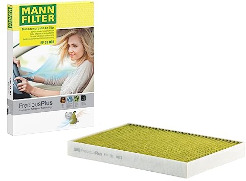 MANN-FILTER FP 31 003 Innenraumfilter/Kabinenluftfilter - FreciousPlus Biofunktionaler Pollenfilter - für Pkw + Transporter