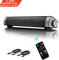 Barra de Sonido, Altavoz, Bluetooth TV Soundbar estéreo con Cable HD Audio, Cine en casa de Sonido para PC, teléfono móvil, Tableta, Sonido Potente, Soporte RCA/AUX con Mando a Distancia