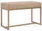 vidaXL Bank Sitzbank Polsterbank Betthocker Sitzhocker Flurbank Beistellbank Garderobenbank Schlafzimmer Wohnzimmer 80cm Beige Samt Eisenrahmen